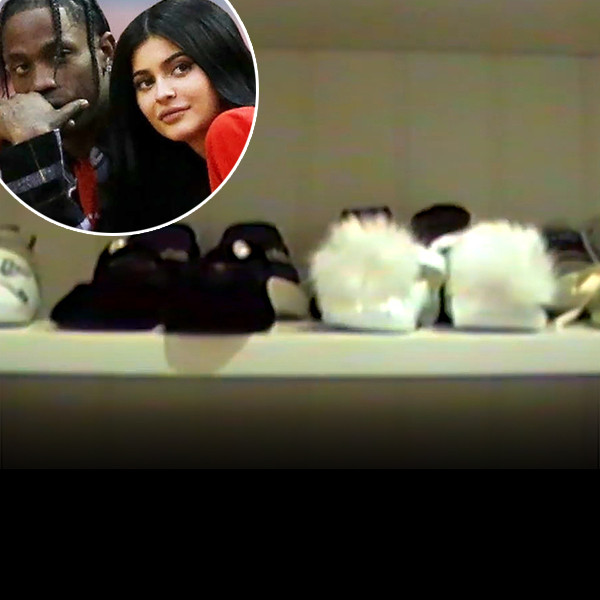 Kylie Jenner, Travis Scott, baby shoes Kylie Jenner, Travis Scott, baby shoes